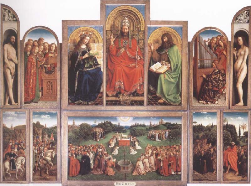 Jan Van Eyck Adoration of the Lamb China oil painting art